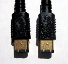 Gold-Plated Firewire 6-pin to 6-pin Cable - 10 Meter